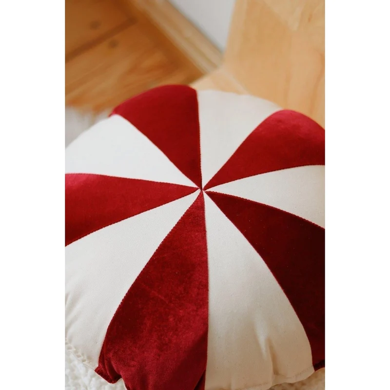 Patchwork-Kissen Red Candy, Weihnachtskollektion