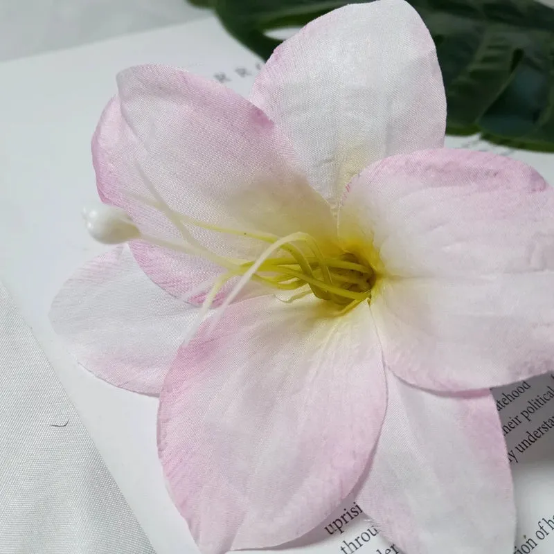 Künstliche Lilienblüten, 10 cm Durchmesser, realistische Optik, ideal für Hochzeiten, DIY Dekorationen, Blumenarrangements, Tischdekoration