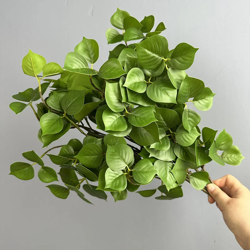 Künstliche Bougainvillea-Blätter, 48cm, realistisch, herbstlich, ideal für Hochzeiten, Dekoration, Innenräume