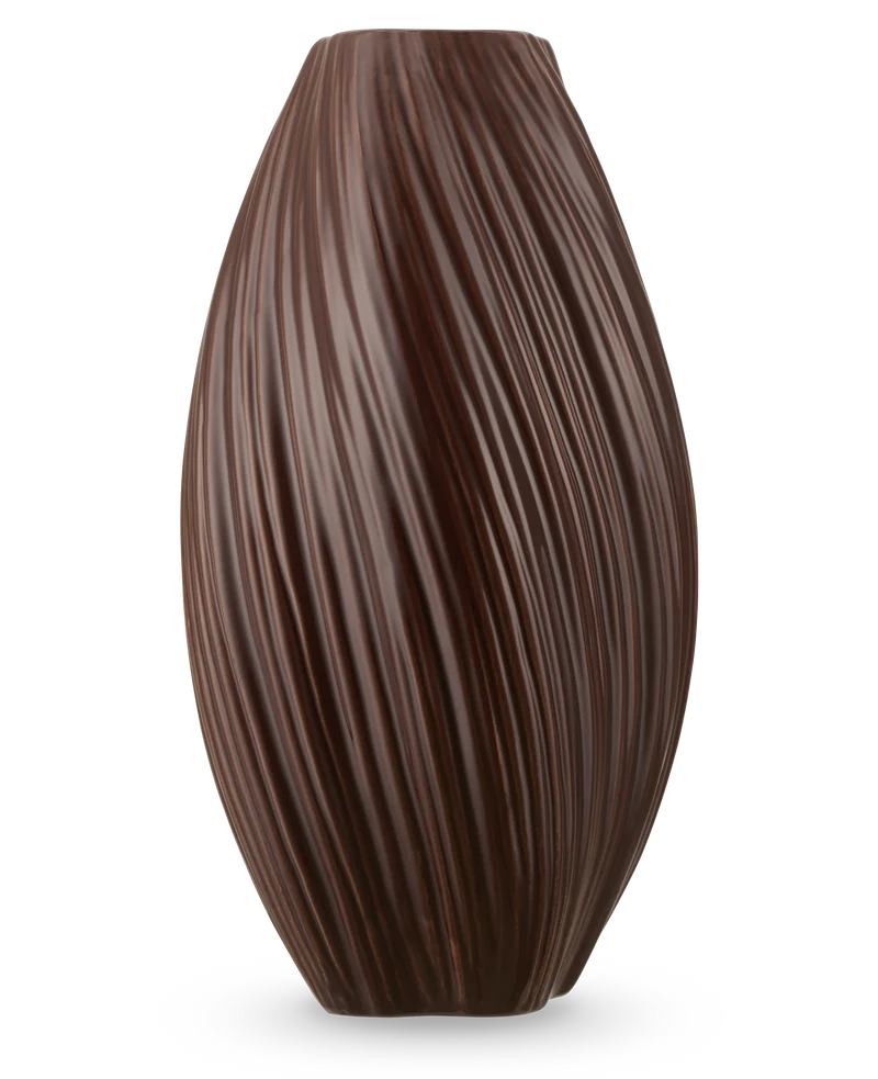Vase Soft Dune 26 cm braun