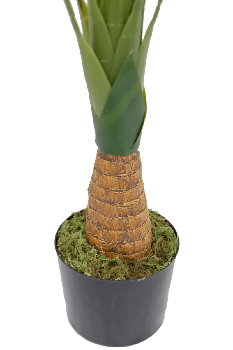 Palme Kunstpflanze dicker Stamm 80cm