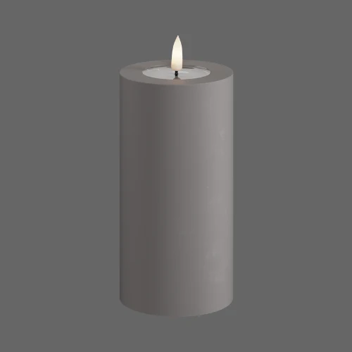 Led buitenkaars grijs - Deluxe Homeart