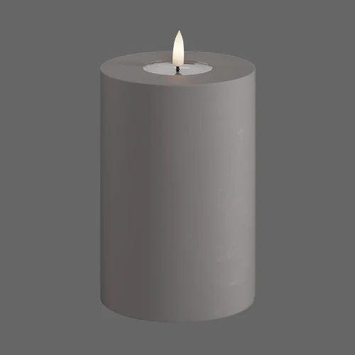 Led buitenkaars grijs - Deluxe Homeart