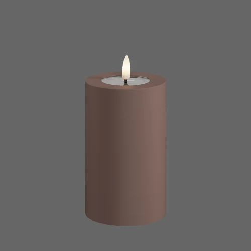 Led buitenkaars mokka - Deluxe Homeart
