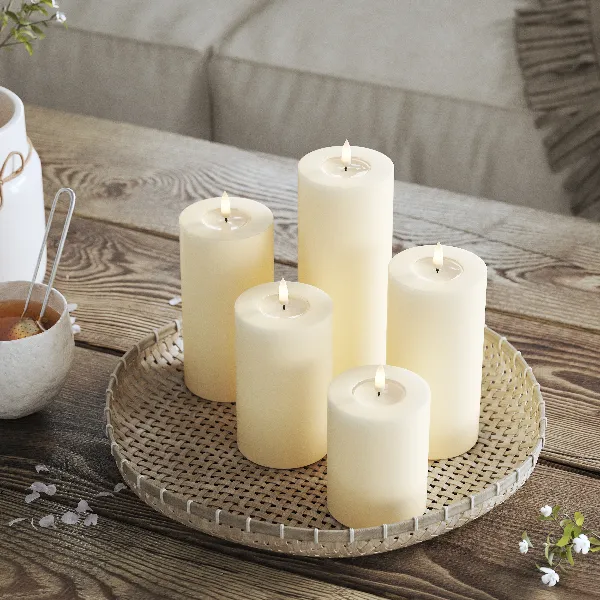 Led kaars creme - Deluxe Homeart