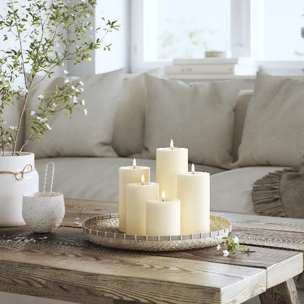 Led kaars creme - Deluxe Homeart