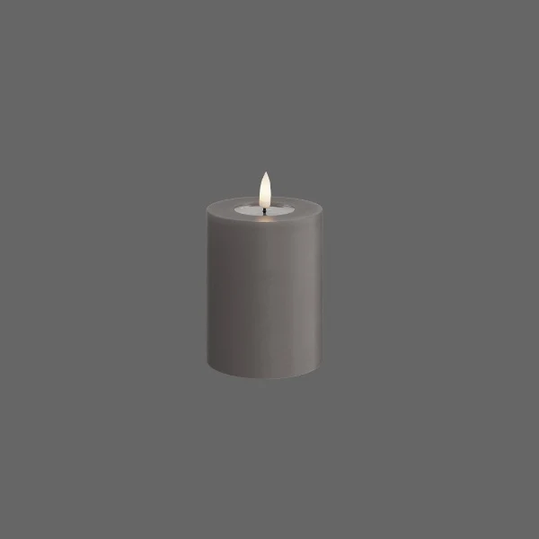 Led kaars grijs - Deluxe Homeart