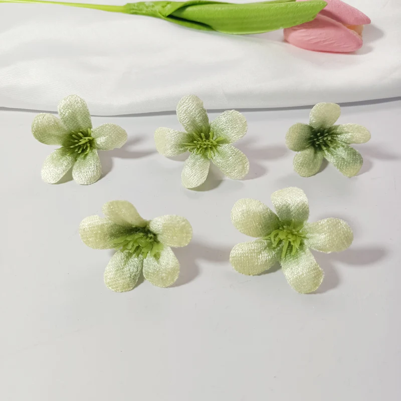 Wildblumen Blütenköpfe 10er Set, 4cm, Täuschend Echte Kunstblumen für Floristik & DIY, Hochzeit, Gestecke, Tischdeko, Mengenrabatt