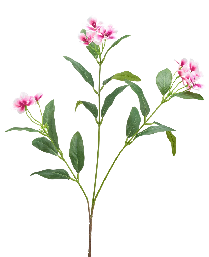 Künstliche Blume Catharanthus 68 cm fuchsia/cream