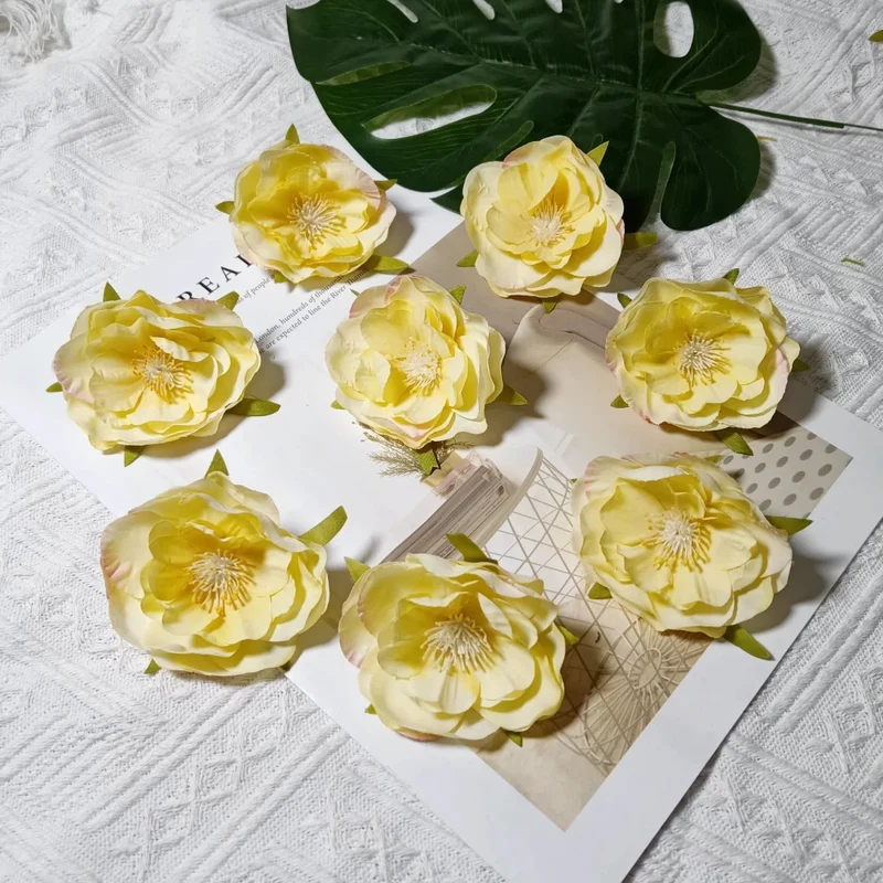 Künstliche Camellia Blüten, 6cm, realistisch, ideal für Hochzeiten, DIY Dekoration, Geschenkschachteln, Floristen, Eventplaner