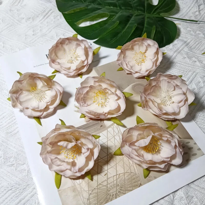 Künstliche Camellia Blüten, 6cm, realistisch, ideal für Hochzeiten, DIY Dekoration, Geschenkschachteln, Floristen, Eventplaner