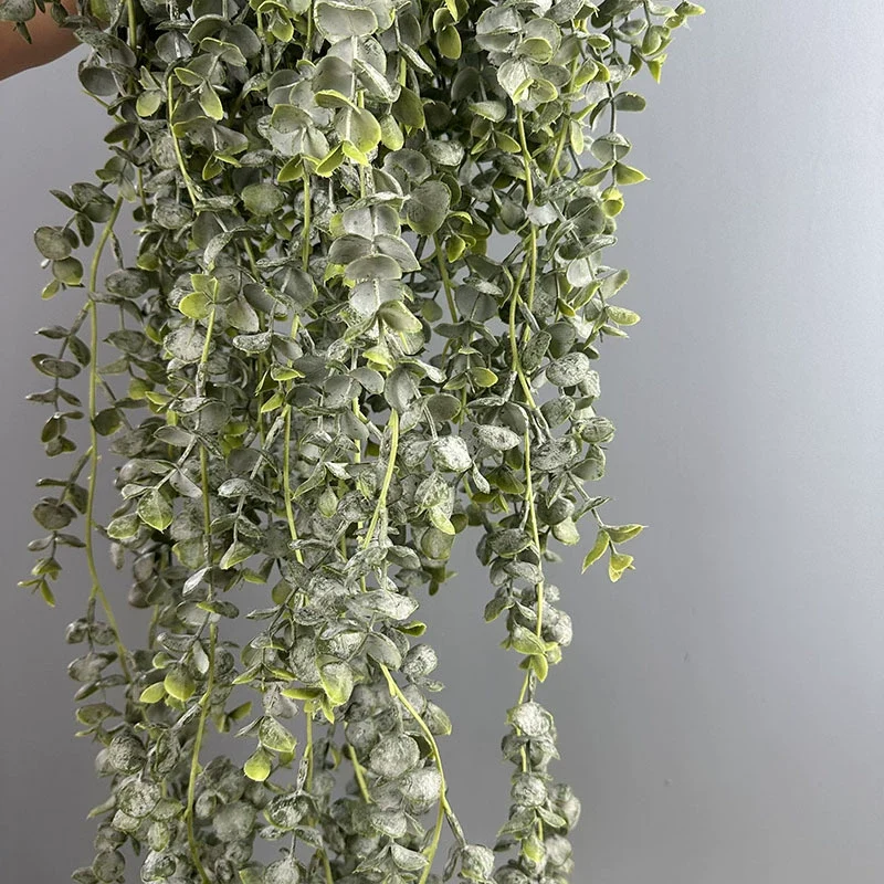 Künstliche Eukalyptus Hängepflanze 83 cm, Realistische Pflanzengirlande, Lebensechte Kunstpflanze für Wanddeko, Hochzeit, Gastronomie & Zuhause