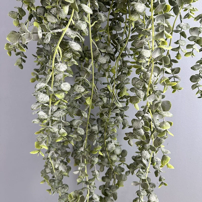 Künstliche Eukalyptus Hängepflanze 83 cm, Realistische Pflanzengirlande, Lebensechte Kunstpflanze für Wanddeko, Hochzeit, Gastronomie & Zuhause