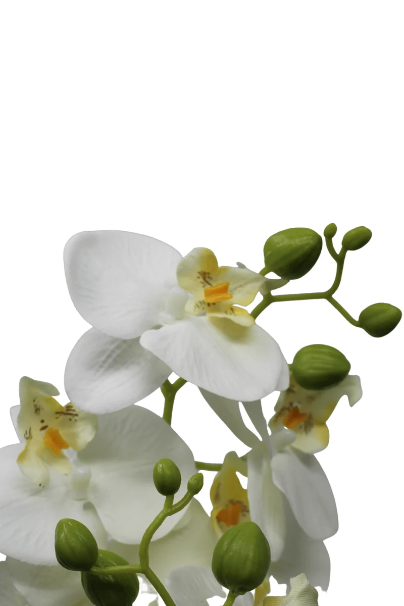 Orchidee Kunstpflanze Weiß 48cm