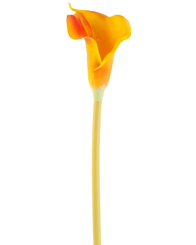 Künstliche Blume Calla 64 cm orange