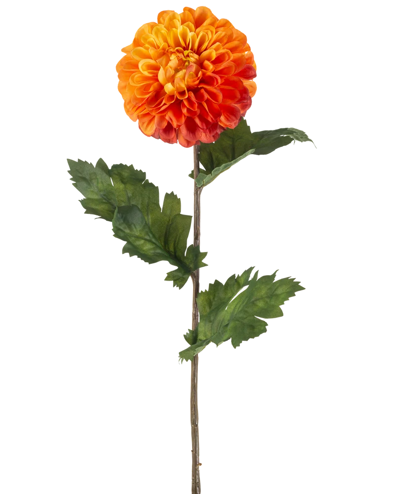 Künstliche Blume Dahlie 75 cm orange