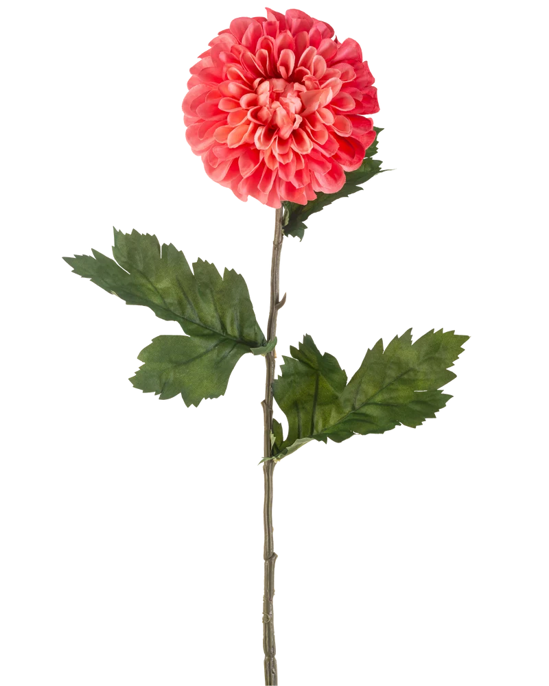 Künstliche Blume Dahlie 75 cm rot