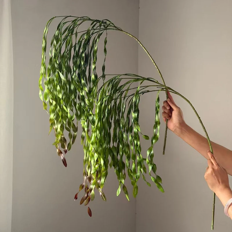 Hochwertige Kelp Vine Wanddeko, 130cm lang, 80cm hoch, realistisch, langlebig, perfekt für Hochzeiten, Cafés, Einzelhandel, Dekoration