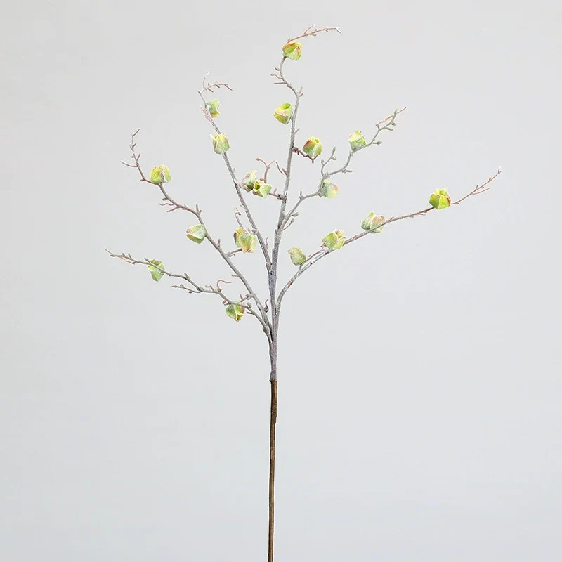 Winterliche, frostige Kunstblumen Zweig-Dekoration 75cm, realistisch, in 5 Farben, ideal für Hochzeiten, Cafés, Einzelhandel, langlebig und pflegeleicht