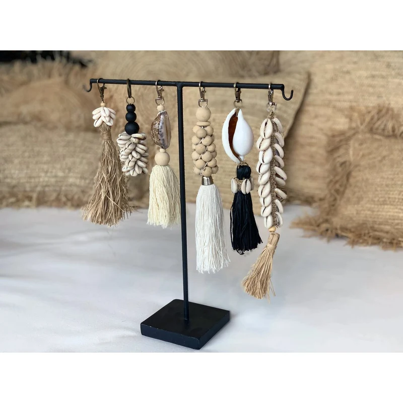 Boho-Schmuckständer aus Metall, 3er-Set