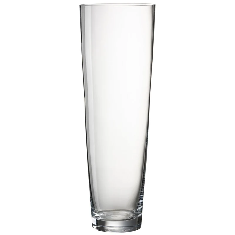 Runde Glasvase, transparent, rund 50 cm Höhe