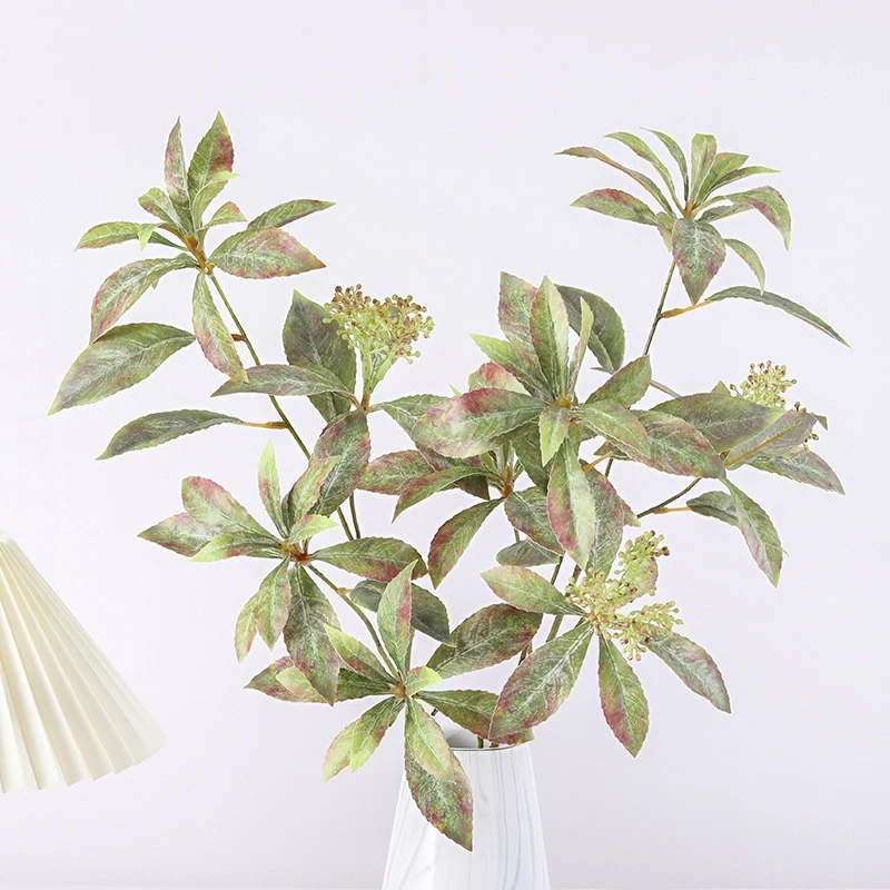 Faux-Fruchtbaum mit Maizui-Blättern, 54 cm hoch, täuschend echt, ideal für Hochzeiten, Cafés, Einzelhandel, langlebige Deko
