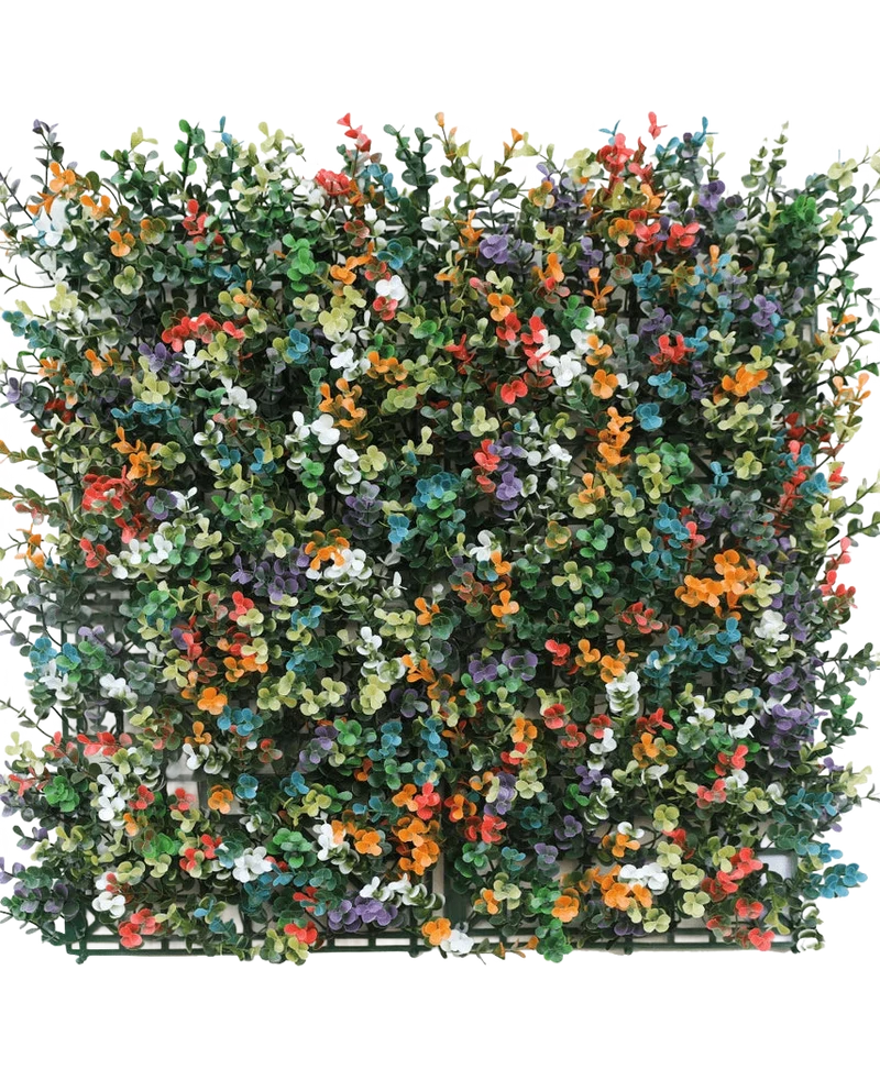 Kunstpflanzen Wand Buxus mehrfarbig 50x50 cm UV