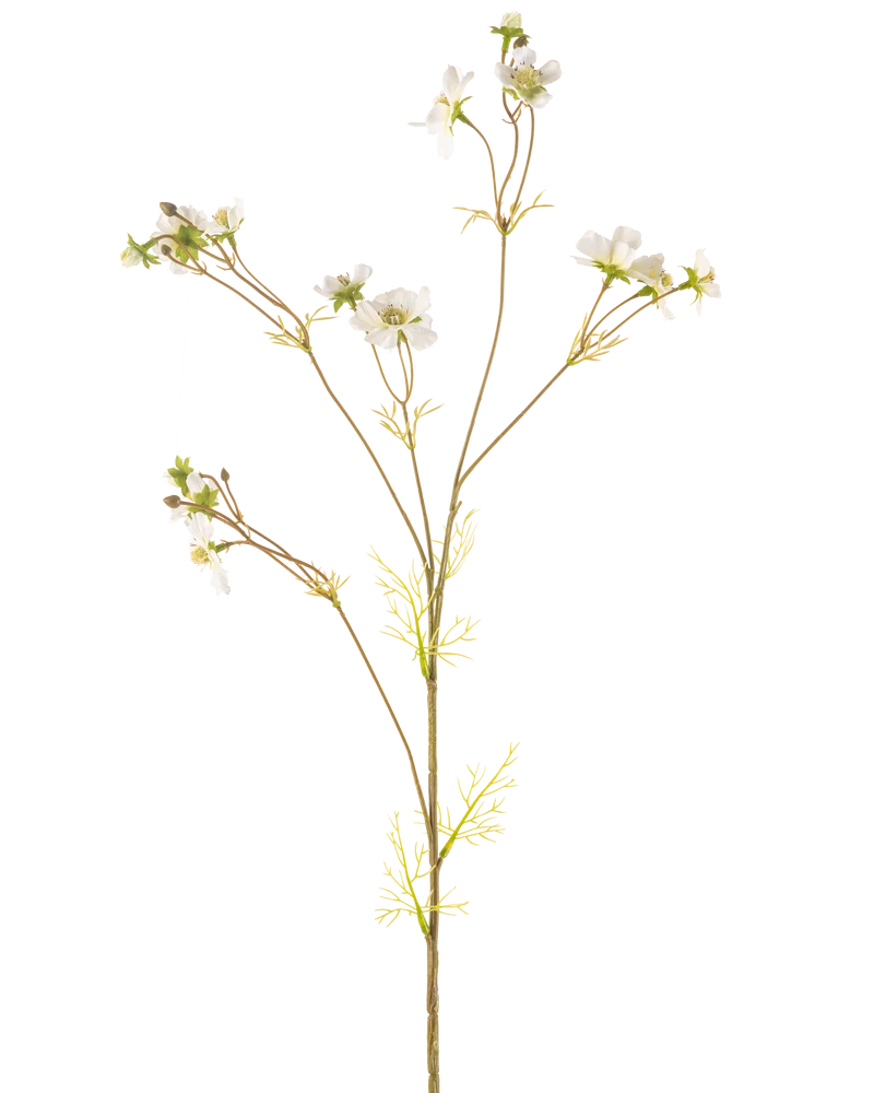 Künstliche Blume Cosmos 95 cm creme