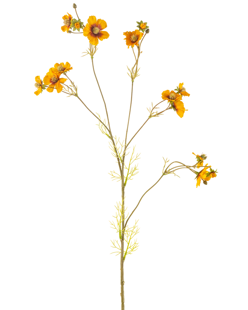 Künstliche Blume Cosmos 95 cm gelb