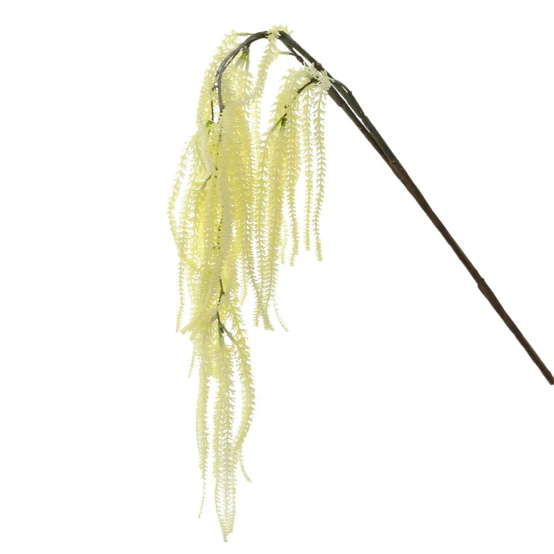 Künstlicher Fuchsschwanz hängend 103 cm, Naturgetreuer Amaranth für hohe Vasen, Hochzeitsfloristik, Event-Deko, 3 Farben