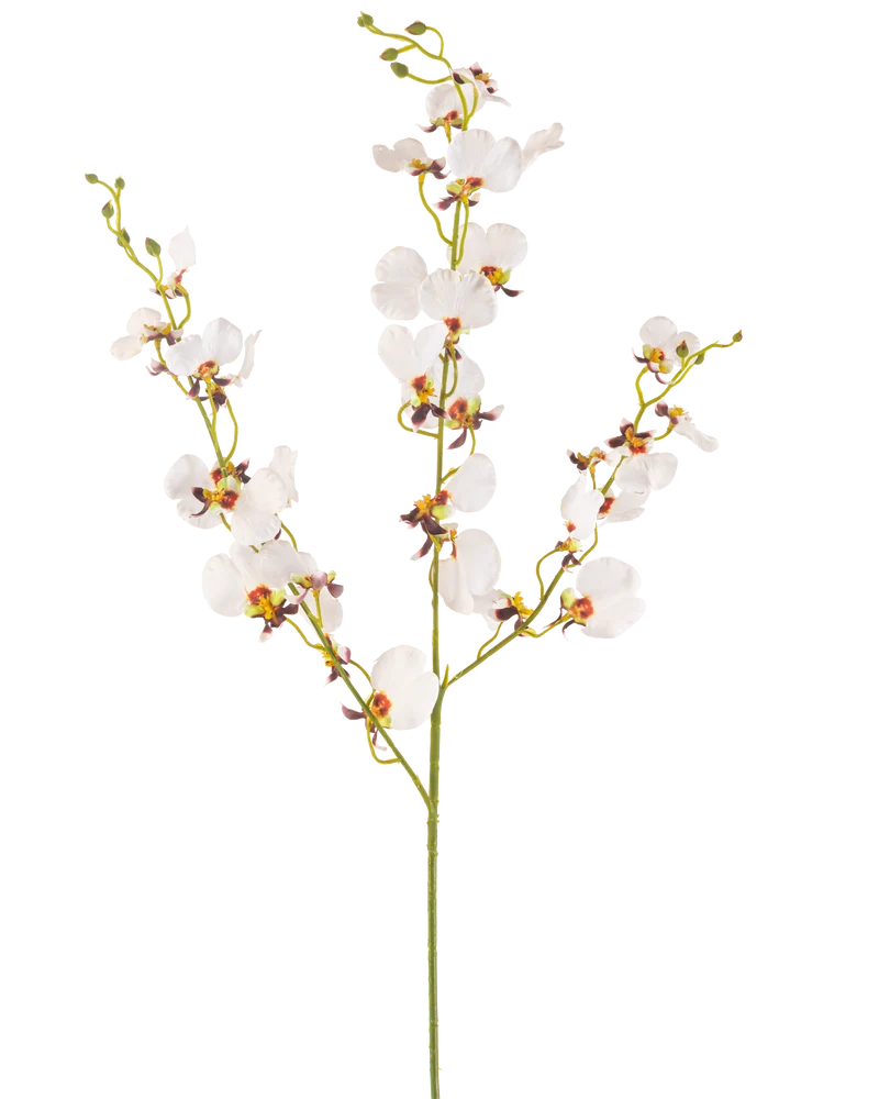 Künstliche Blume Orchidee 98 cm creme