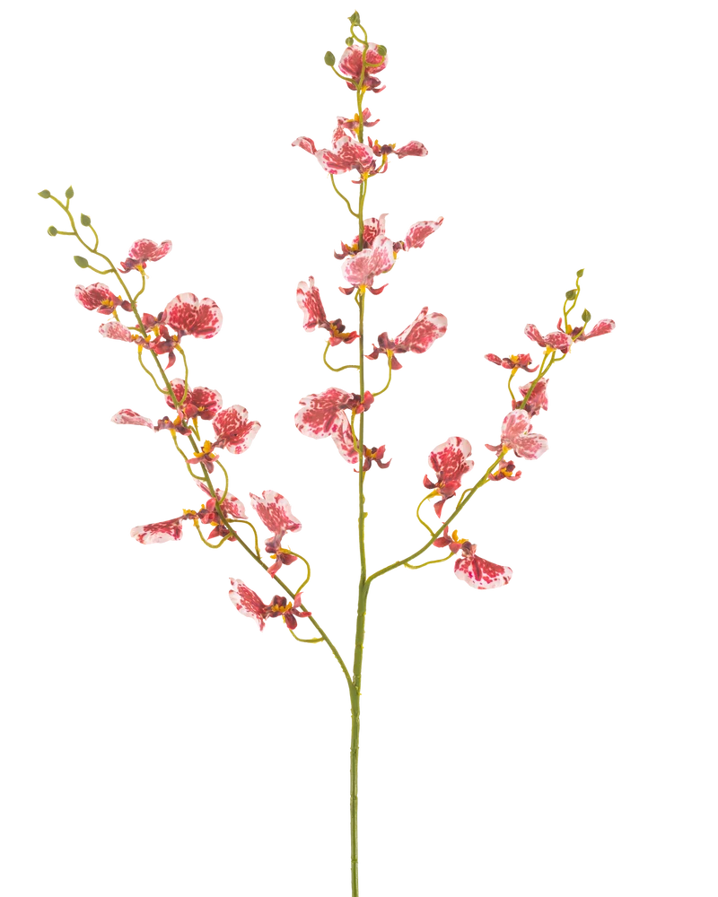 Künstliche Blume Orchidee 98 cm rot