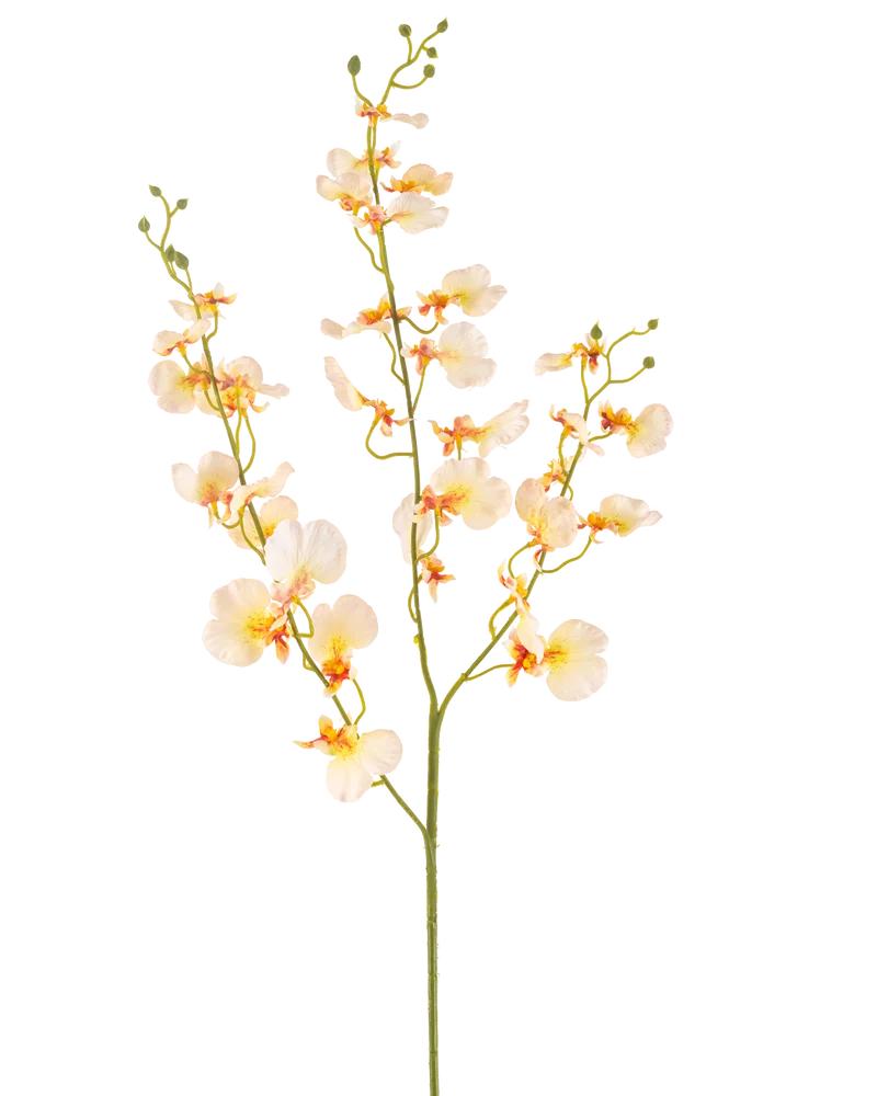 Künstliche Blume Orchidee 98 cm hellgelb
