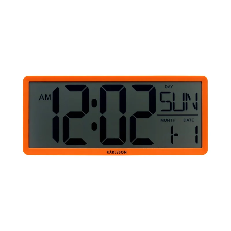 Retro LCD-Uhr für Wand und Tisch