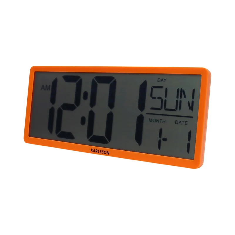 Retro LCD-Uhr für Wand und Tisch