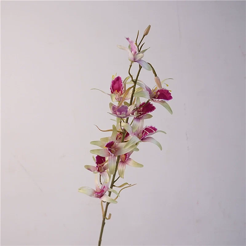 Australische Dendrobium Orchidee, 81 cm, täuschend echt, perfekte Tischdekoration, Zuhause, Hochzeit, Café, Restaurant
