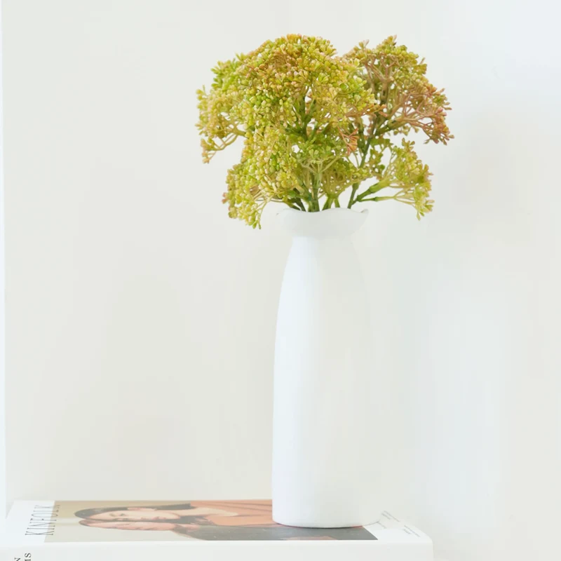 Künstlicher Beeren-Zweig 33 cm, Naturgetreuer Deko-Zweig mit Früchten, Detailreiche Kunstpflanze für Vase, Tischdeko, Hochzeit & Floristik