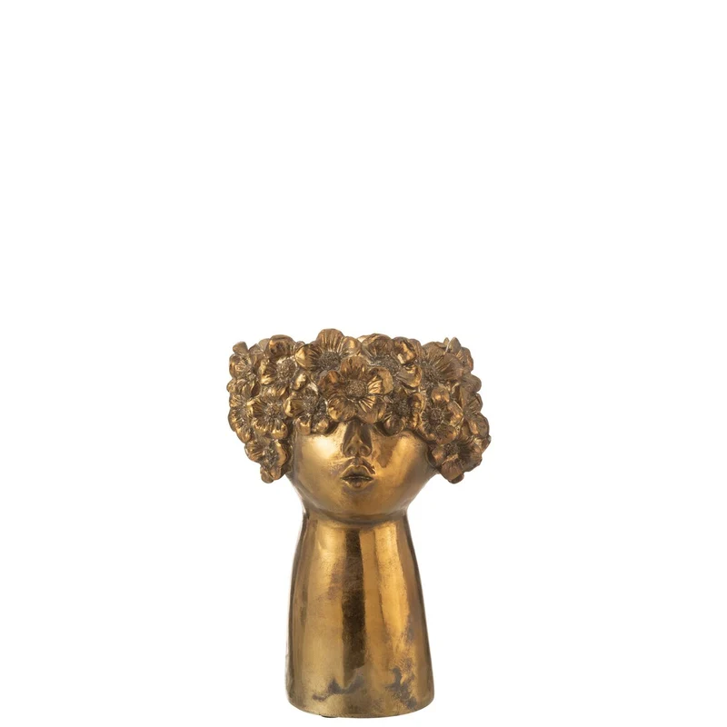 Blumentopf Nebu, klein – Gold