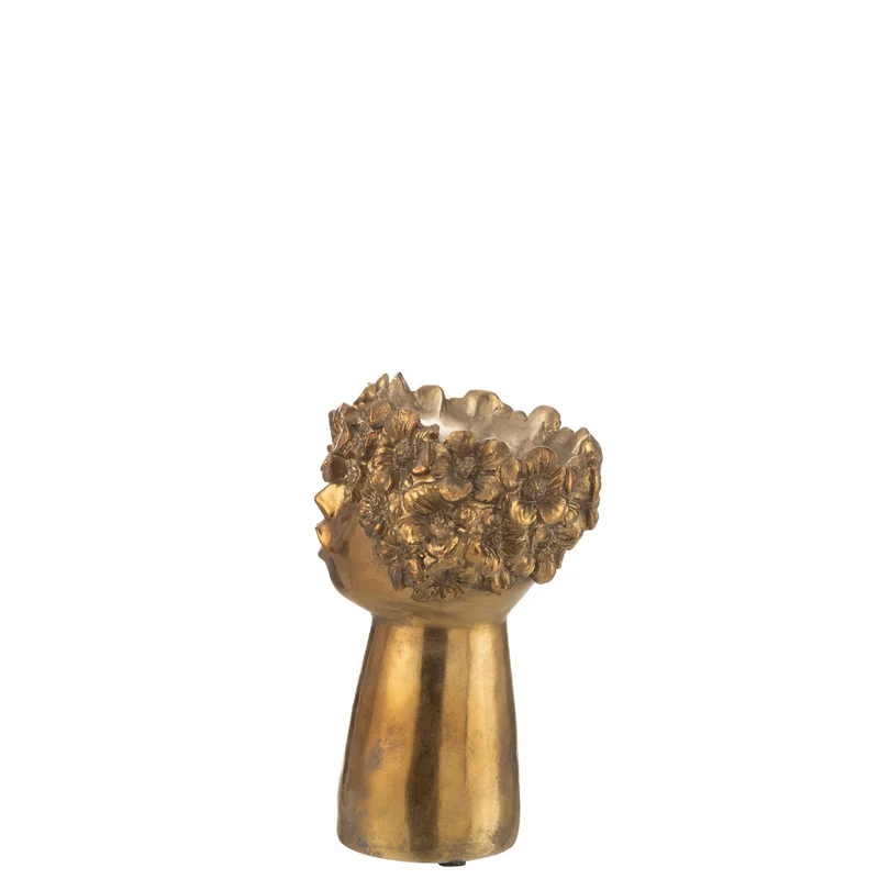Blumentopf Nebu, klein – Gold