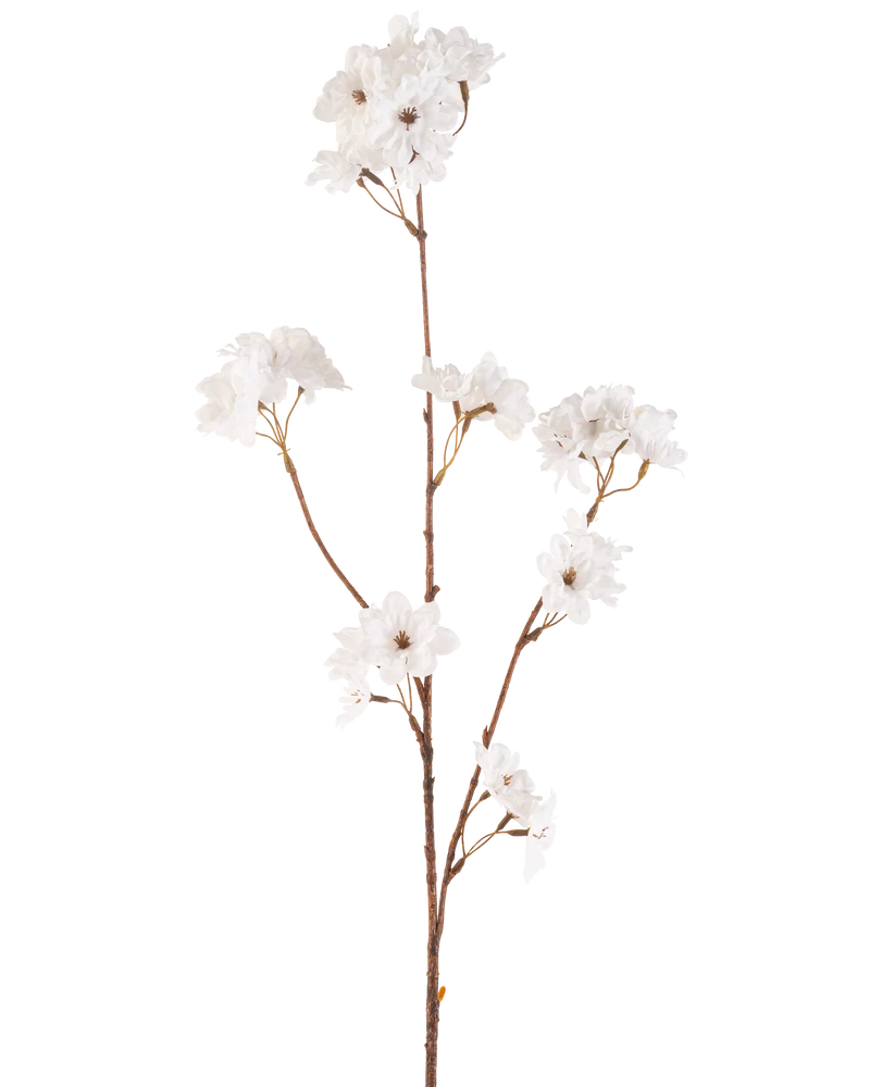 Künstliche Kirschblüte 85 cm creme