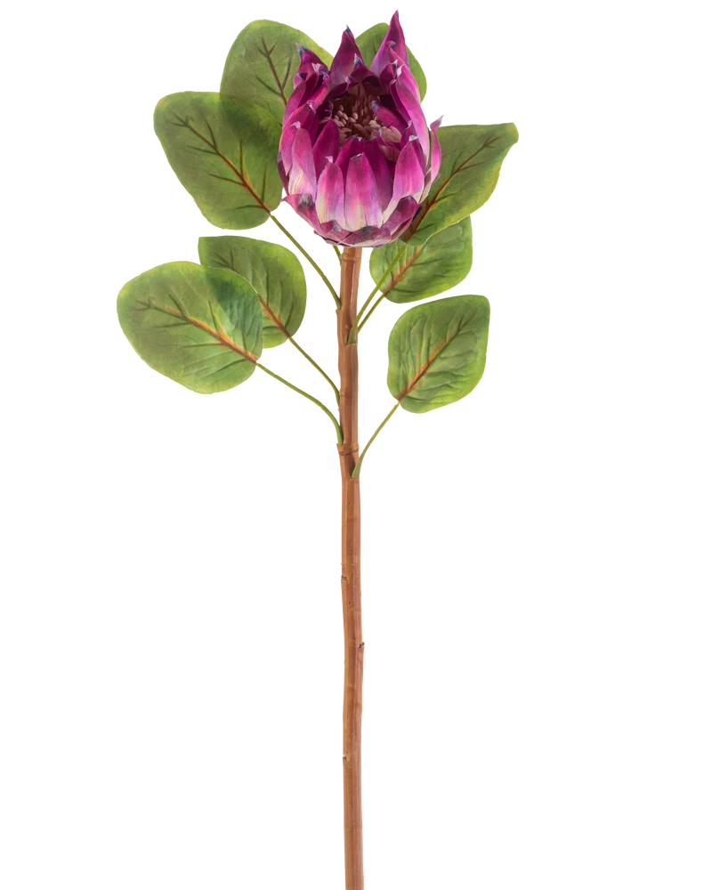 Künstliche Blume Protea 65 cm lila