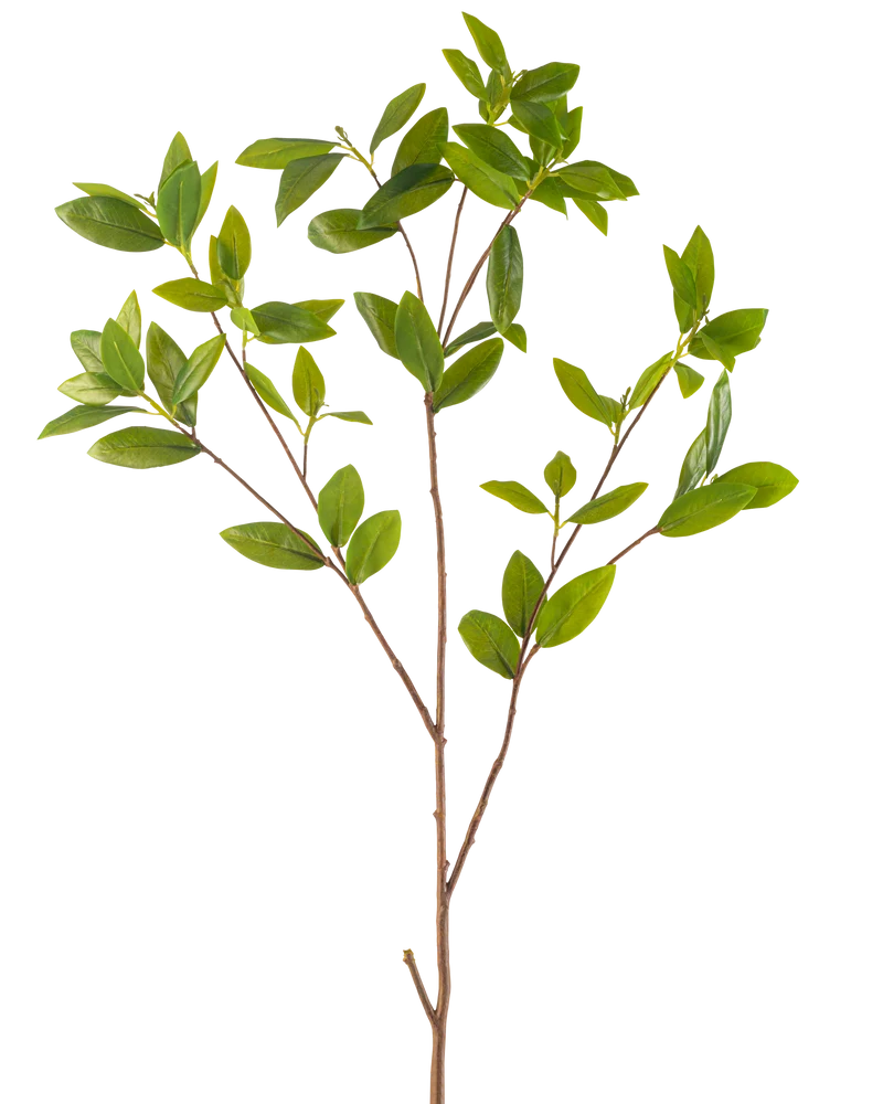 Künstlicher Zweig Blätter 117 cm grün