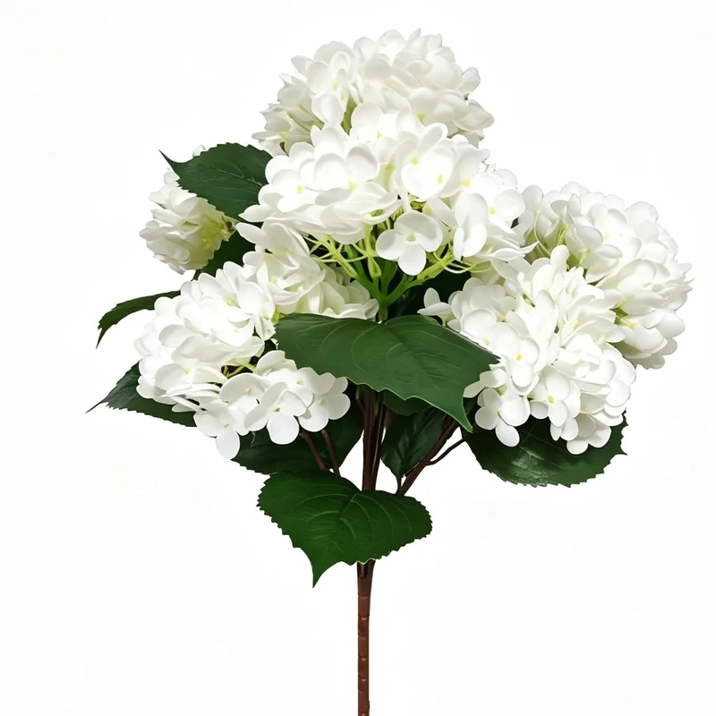 55cm Real Touch Hortensien UV-resistent – Künstliche Blume für Außenbereich Biergarten Dekoration