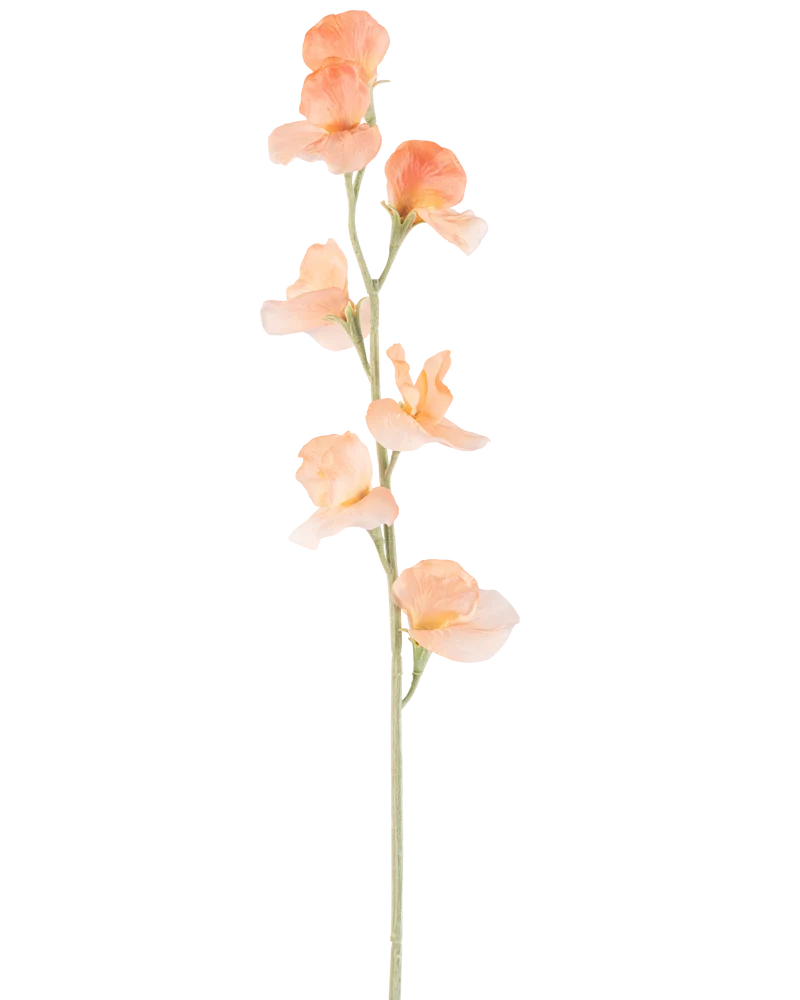 Künstliche Blume Erbse 64 cm Pfirsich