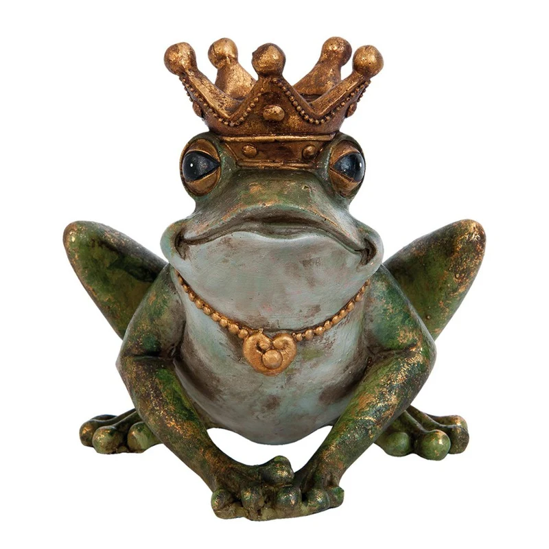 Kerzenständer Frosch, Grün, 14 x 14 x 13 cm