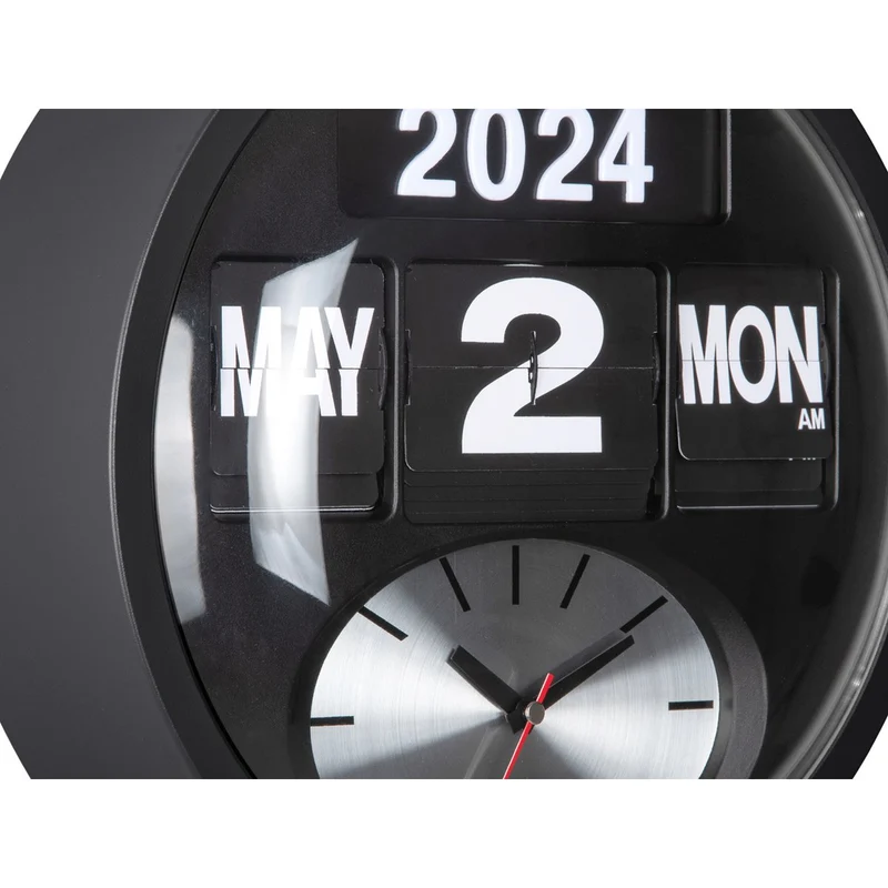 Wanduhr Round Flip