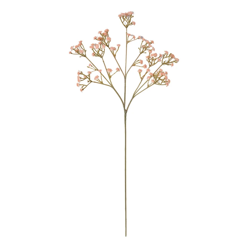 Schleierkraut Künstlich 3er Set, 52 cm Kunstblumen in Herbstfarben, Naturgetreue Haptik für Vintage Deko, Hochzeit & Gestecke