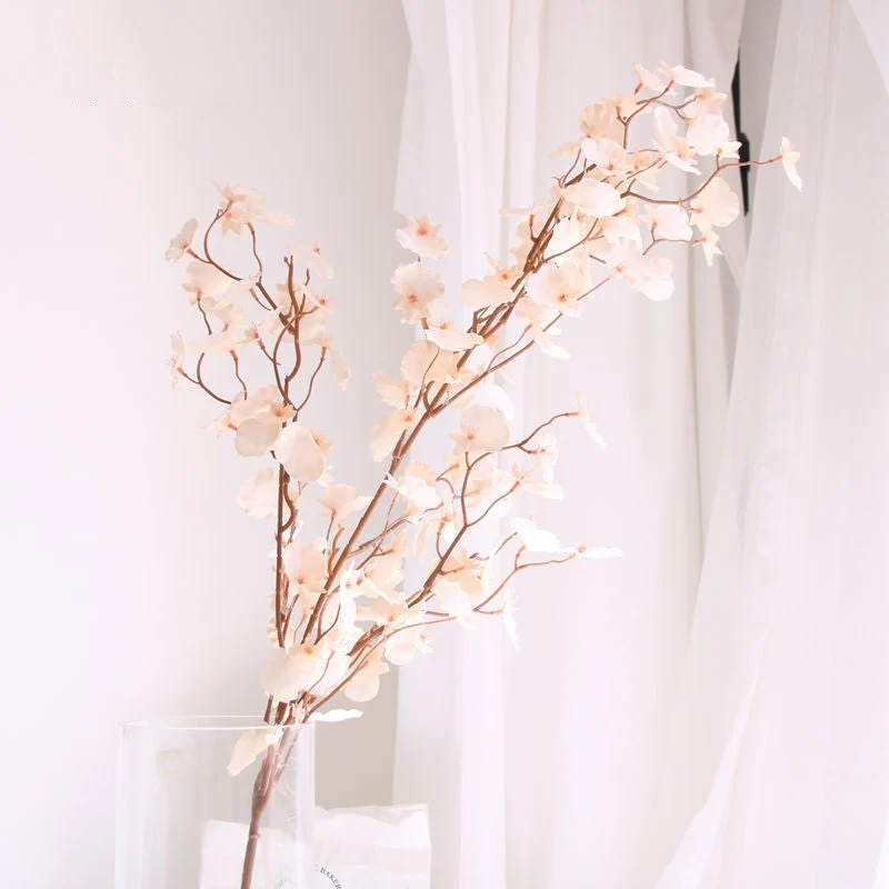 Oncidium Orchidee Kunstblume, 104 cm langer Stiel, täuschend echte Seidenblume für hohe Vasen, Hochzeit & ganzjährige Dekoration