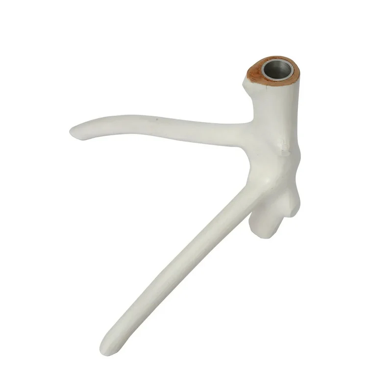 Kerzenhalter Triple Twig in Weiß