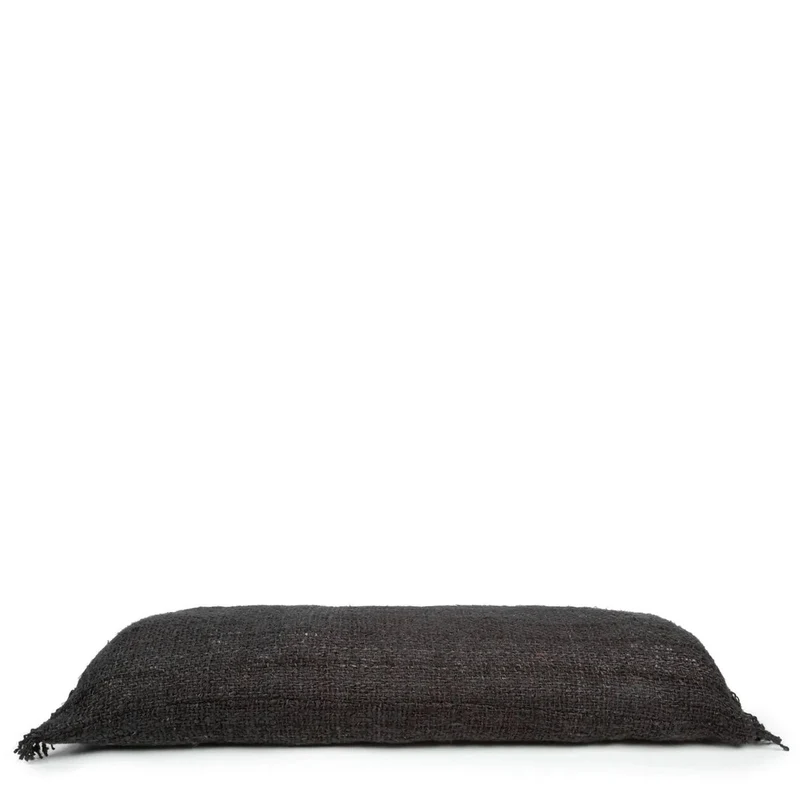 Kissenbezug Oh My Gee in Schwarz-Braun, 35 x 100 cm